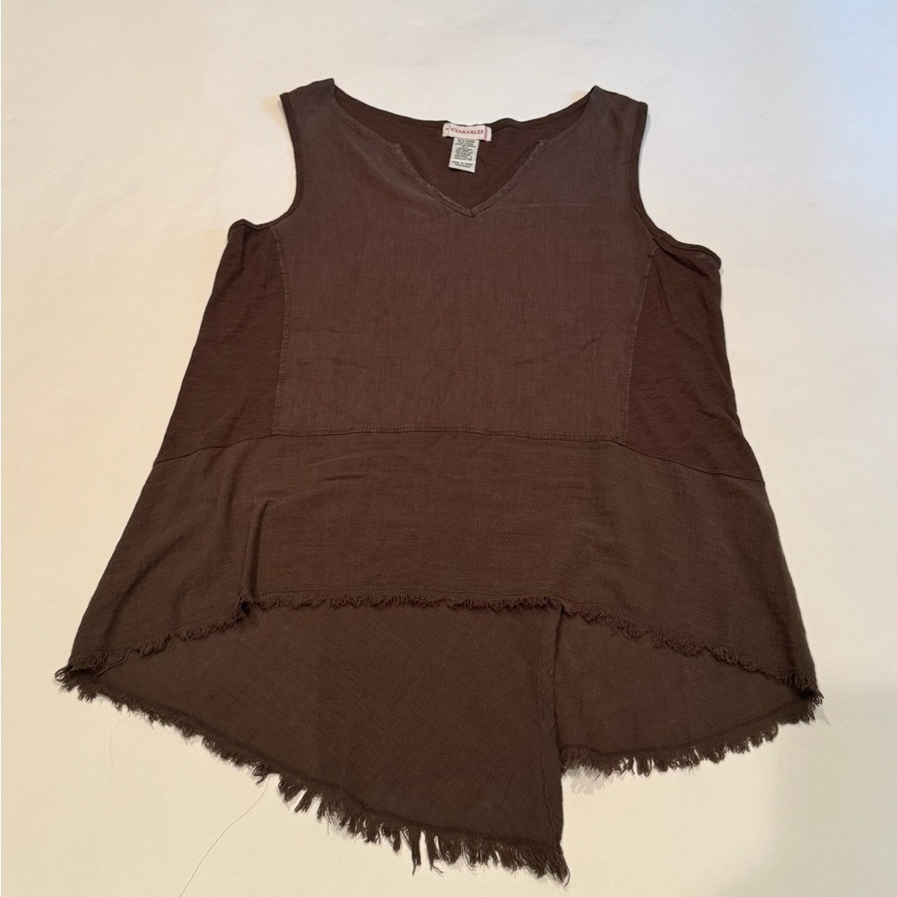 XCVI Wearables Kapa Tank Linen Cotton
